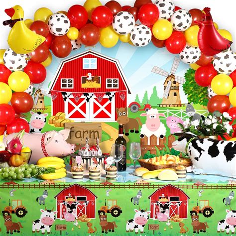 farm animal theme party supplies